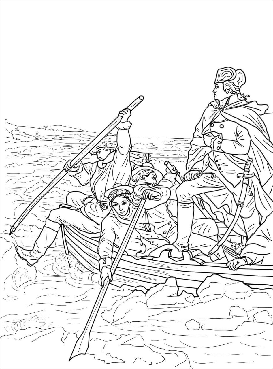 Desenho de Dia Dos Presidentes para colorir e imprimir: número 11