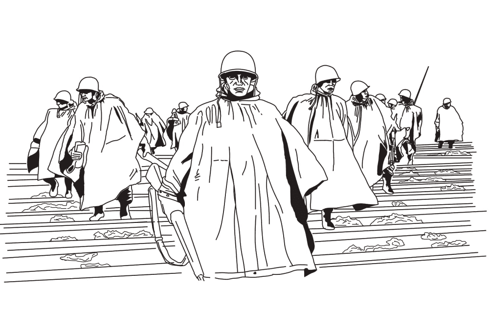 Desenho de Dia Dos Veteranos para colorir e imprimir: número 5