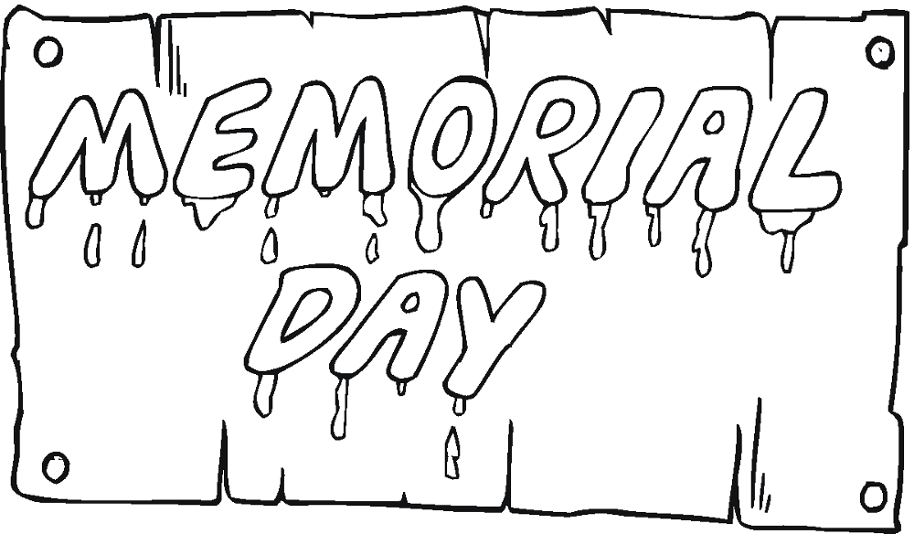 Desenho de Dia Dos Veteranos para colorir e imprimir: número 6
