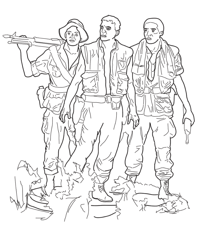 Desenho de Dia Dos Veteranos para colorir e imprimir: número 11