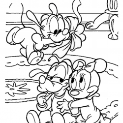 Desenho de Dia das Criancas para colorir e imprimir: número 9