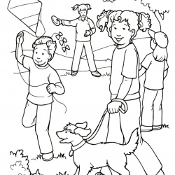Desenho de Dia das Criancas para colorir e imprimir: número 14