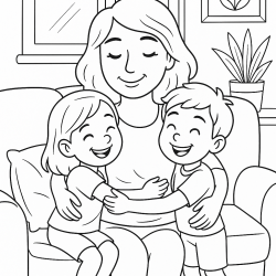 Desenho de Dia das Criancas para colorir e imprimir: número 15