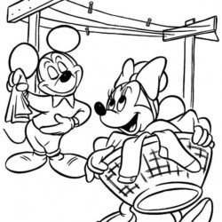 Desenho de Disney para colorir e imprimir: número 1