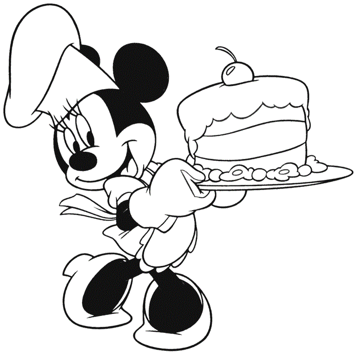 Desenho de Disney para colorir e imprimir: número 3
