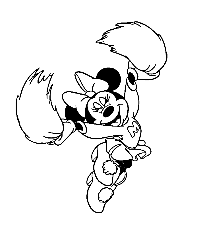 Desenho de Disney para colorir e imprimir: número 10