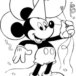 Desenho de Disney para colorir e imprimir: número 17