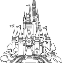 Desenho de Disney para colorir e imprimir: número 22