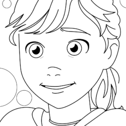 Desenho de Divertidamente para colorir e imprimir: número 12