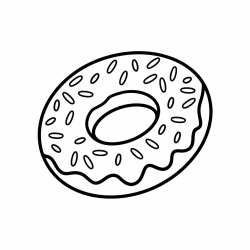 Desenho de Doces para colorir e imprimir: número 14