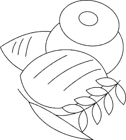 Desenho de Domingo De Ramos para colorir e imprimir: número 13