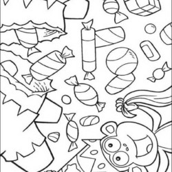 Desenho de Dora para colorir e imprimir: número 6