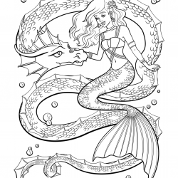 Desenho de Dragoes para colorir e imprimir: número 17