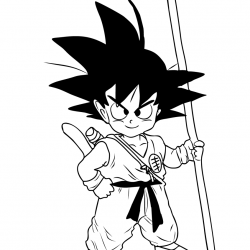 Desenho de Dragon Ball Z para colorir e imprimir: número 12