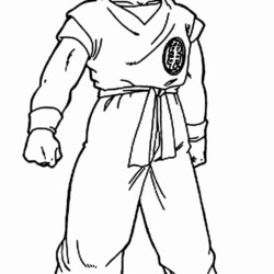 Desenho de Dragon Ball Z para colorir e imprimir: número 19