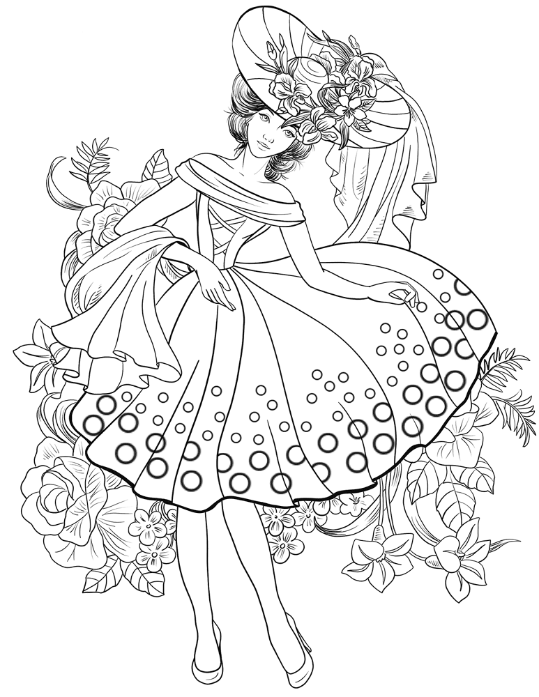 Desenho de Elegante para colorir e imprimir: número 2