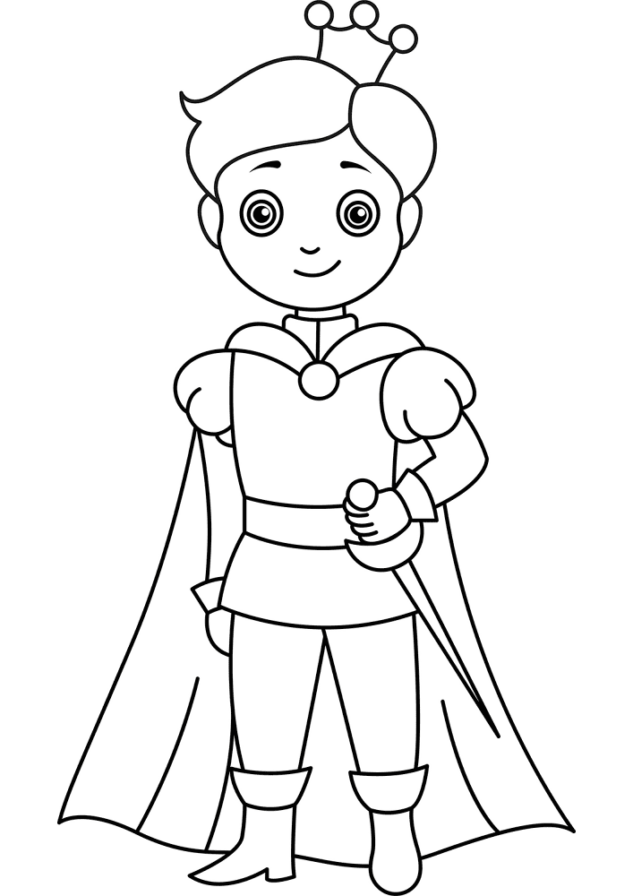 Desenho de Elegante para colorir e imprimir: número 5