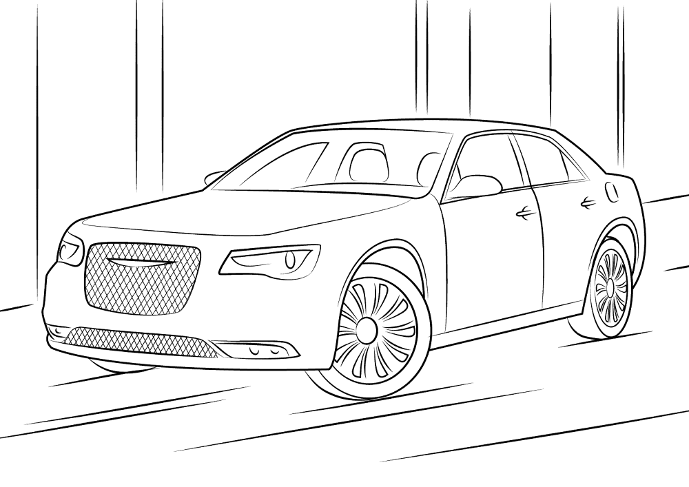 Desenho de Elegante para colorir e imprimir: número 7