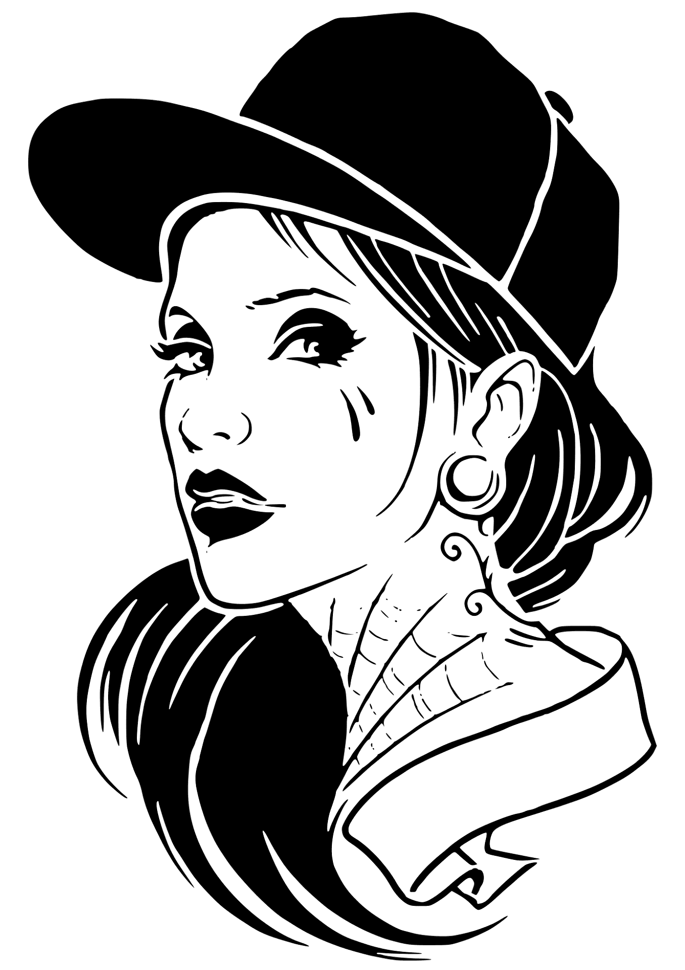 Desenho de Elegante para colorir e imprimir: número 12
