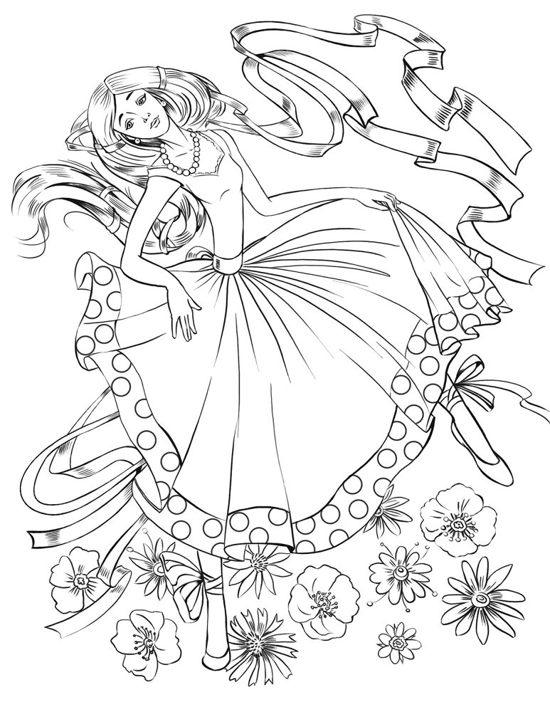 Desenho de Elegante para colorir e imprimir: número 16