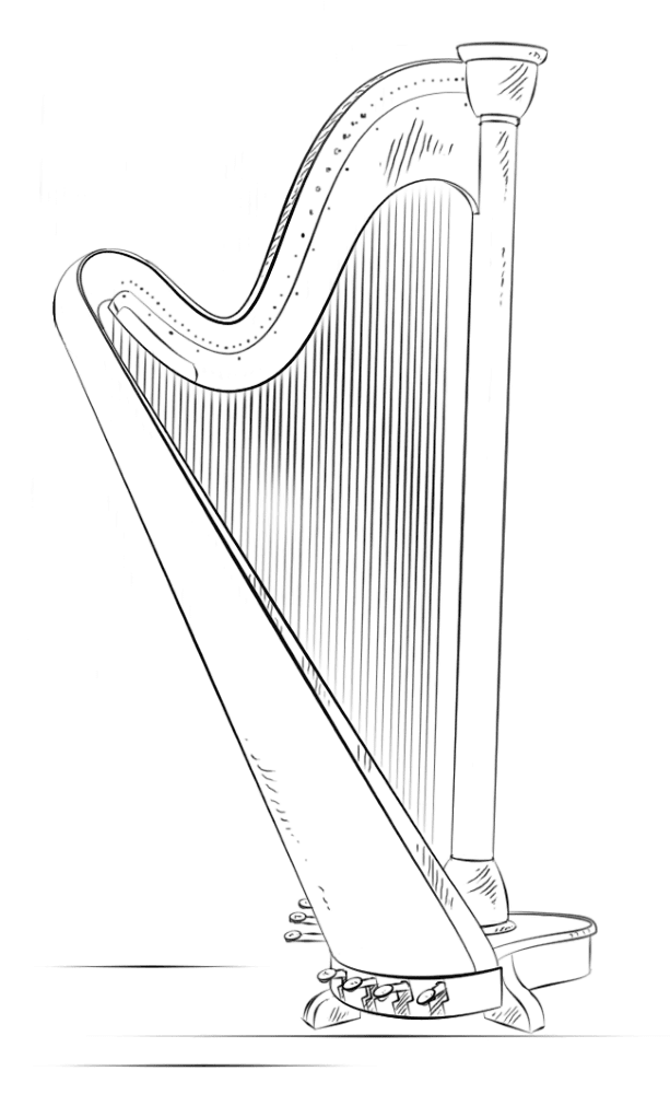Desenho de Elegante para colorir e imprimir: número 22