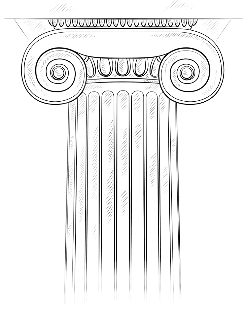 Desenho de Elegante para colorir e imprimir: número 24