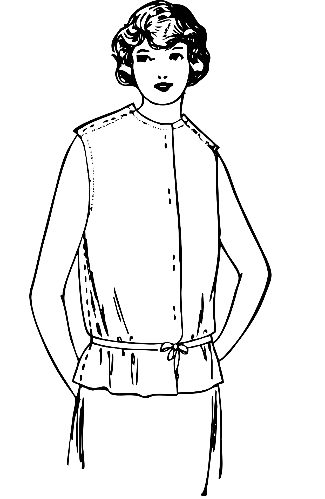 Desenho de Elegante para colorir e imprimir: número 26