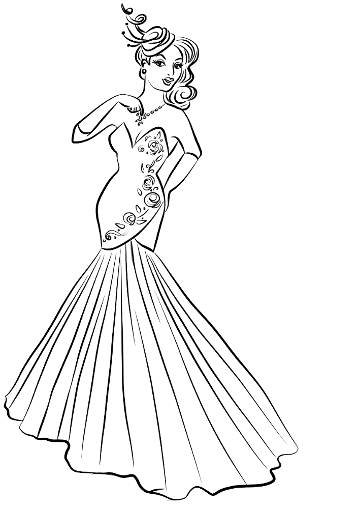 Desenho de Elegante para colorir e imprimir: número 45