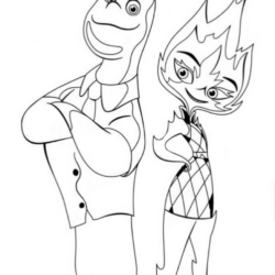 Desenho de Elementos para colorir e imprimir: número 8