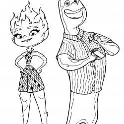 Desenho de Elementos para colorir e imprimir: número 10