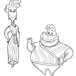 Desenho de Elementos para colorir e imprimir: número 12