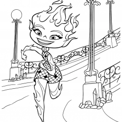 Desenho de Elementos para colorir e imprimir: número 14