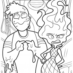 Desenho de Elementos para colorir e imprimir: número 15