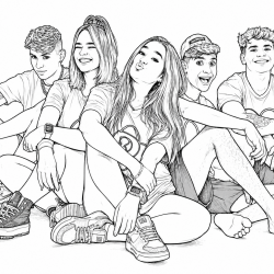 Desenho de Emilly Vick para colorir e imprimir: número 3