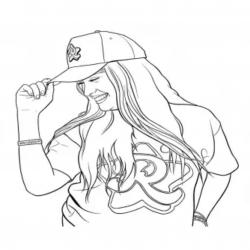 Desenho de Emilly Vick para colorir e imprimir: número 7