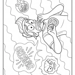 Desenho de Enaldinho para colorir e imprimir: número 7