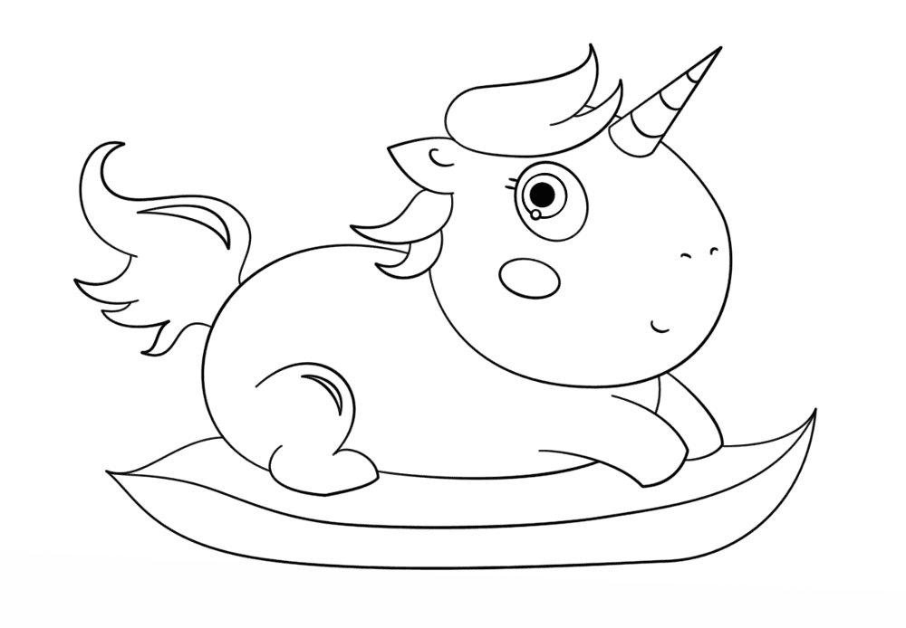 Desenho de Encantada para colorir e imprimir: número 6