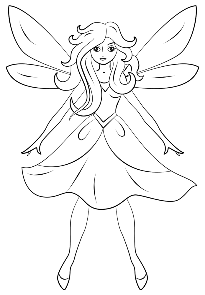 Desenho de Encantada para colorir e imprimir: número 7