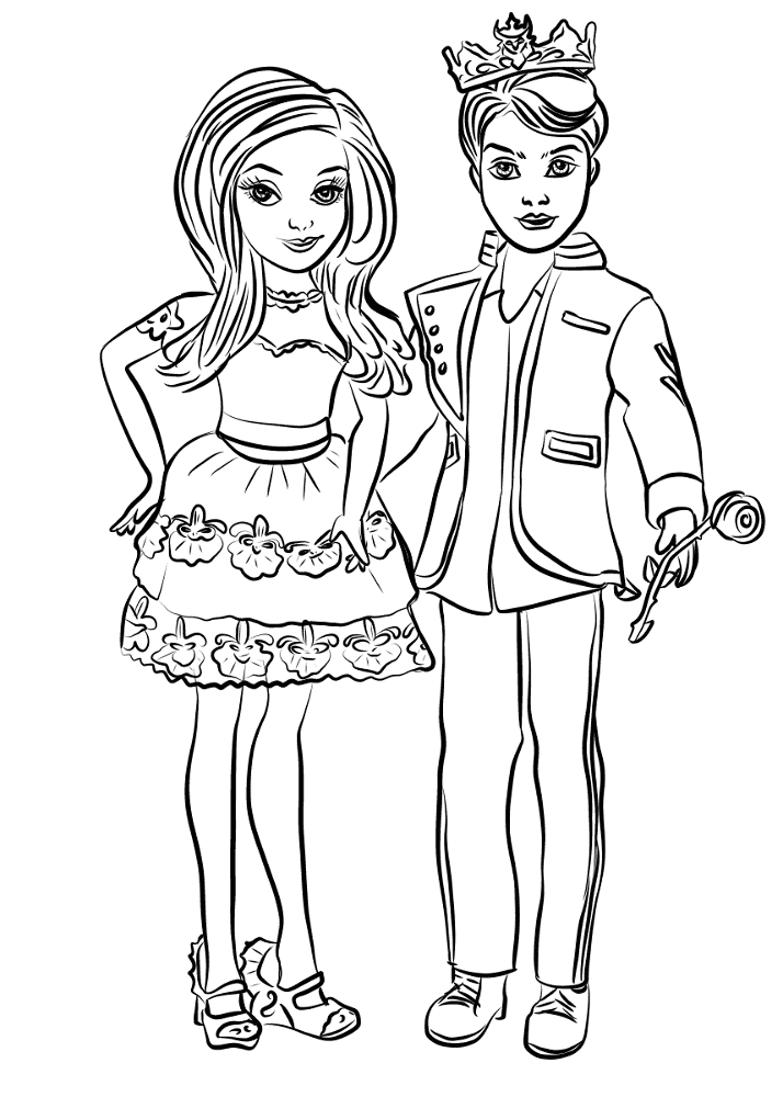 Desenho de Encantada para colorir e imprimir: número 8