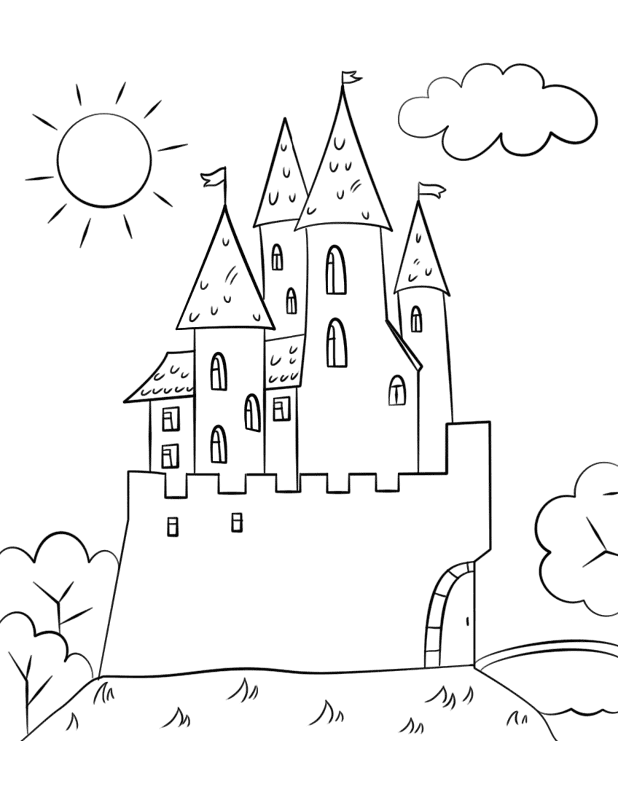 Desenho de Encantada para colorir e imprimir: número 9