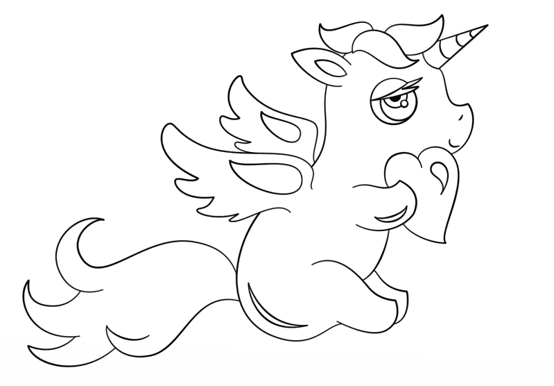 Desenho de Encantada para colorir e imprimir: número 13