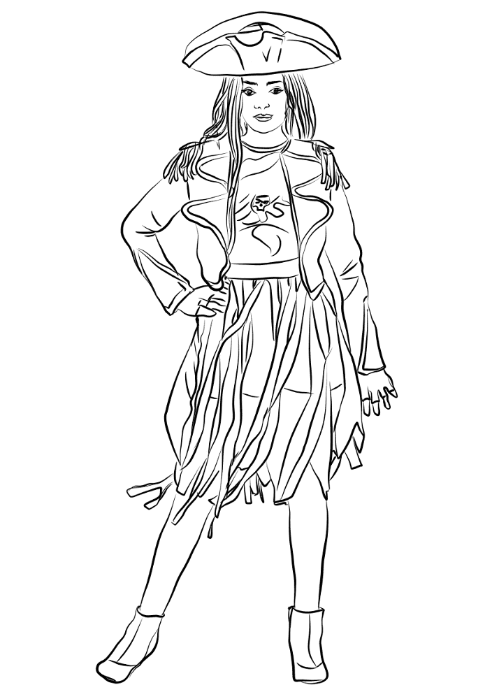 Desenho de Encantada para colorir e imprimir: número 17