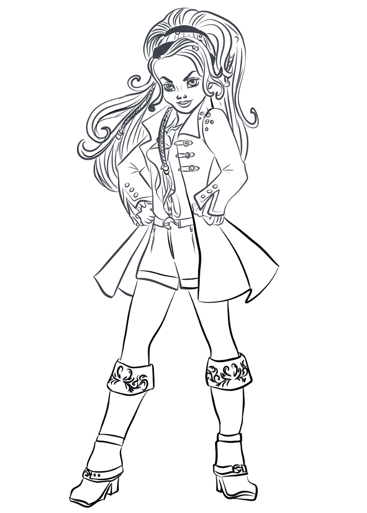 Desenho de Encantada para colorir e imprimir: número 19