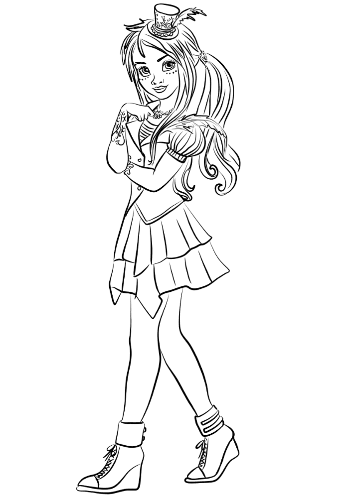 Desenho de Encantada para colorir e imprimir: número 20