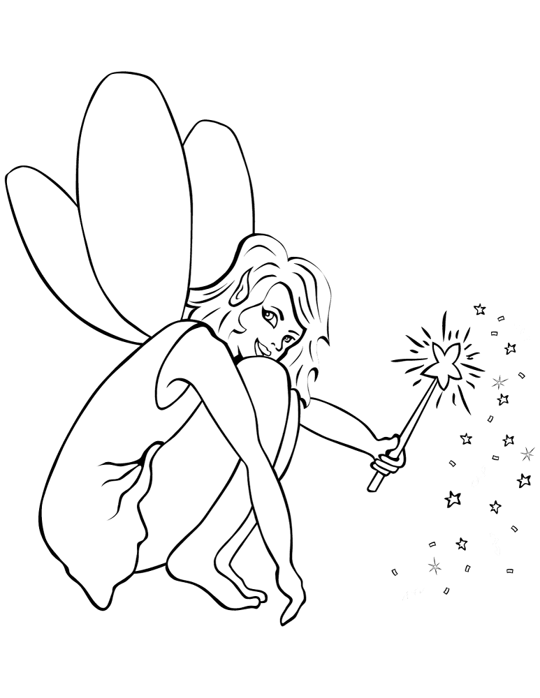 Desenho de Encantada para colorir e imprimir: número 27