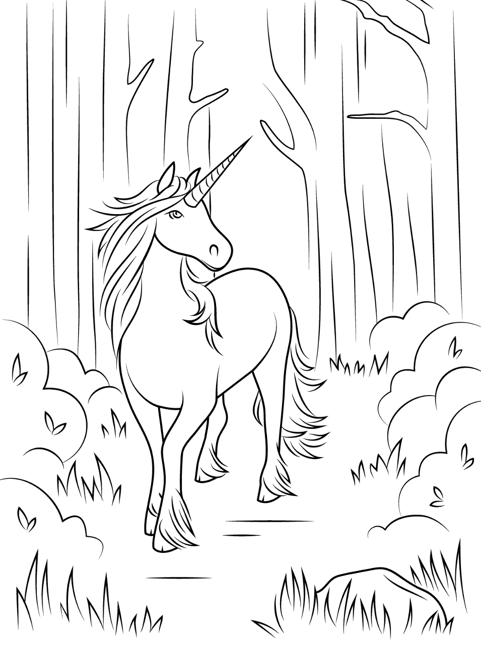 Desenho de Encantada para colorir e imprimir: número 29