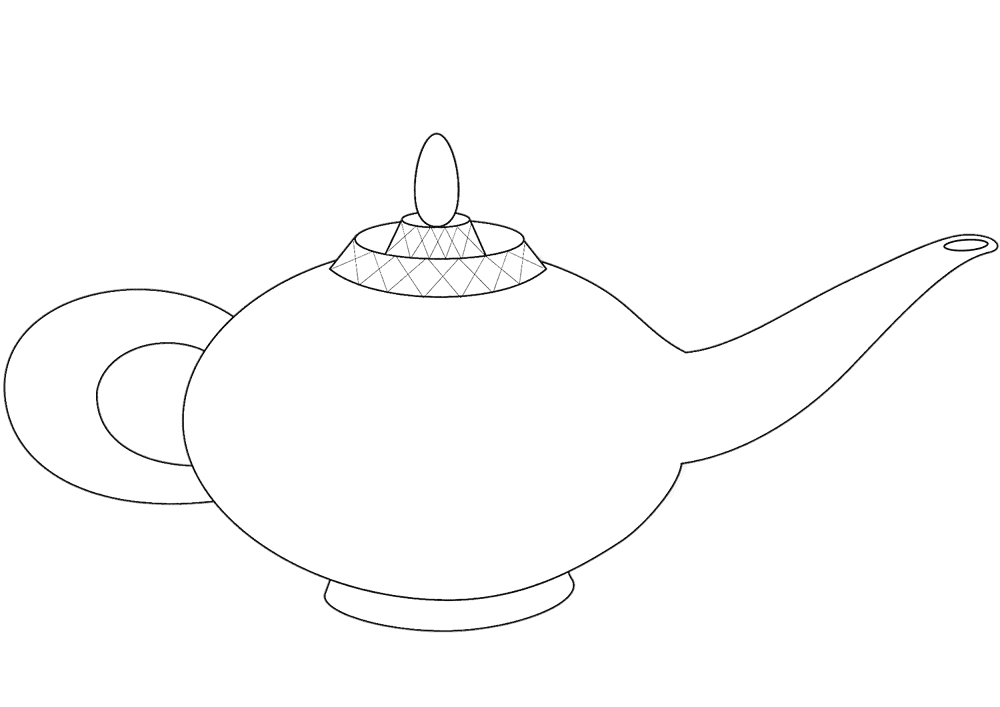 Desenho de Encantada para colorir e imprimir: número 31
