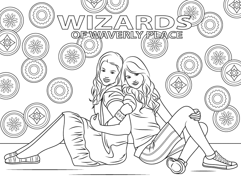 Desenho de Encantada para colorir e imprimir: número 33