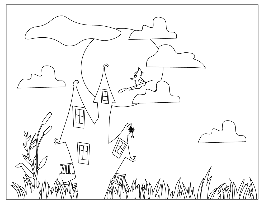 Desenho de Encantada para colorir e imprimir: número 34