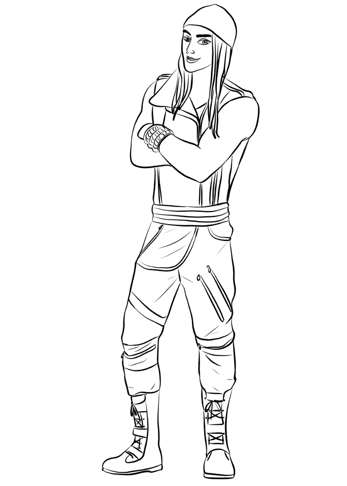 Desenho de Encantada para colorir e imprimir: número 35